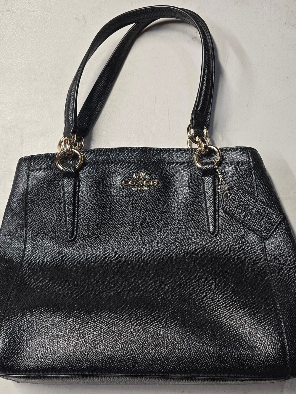 Coach Minetta Black Leather Crossbody